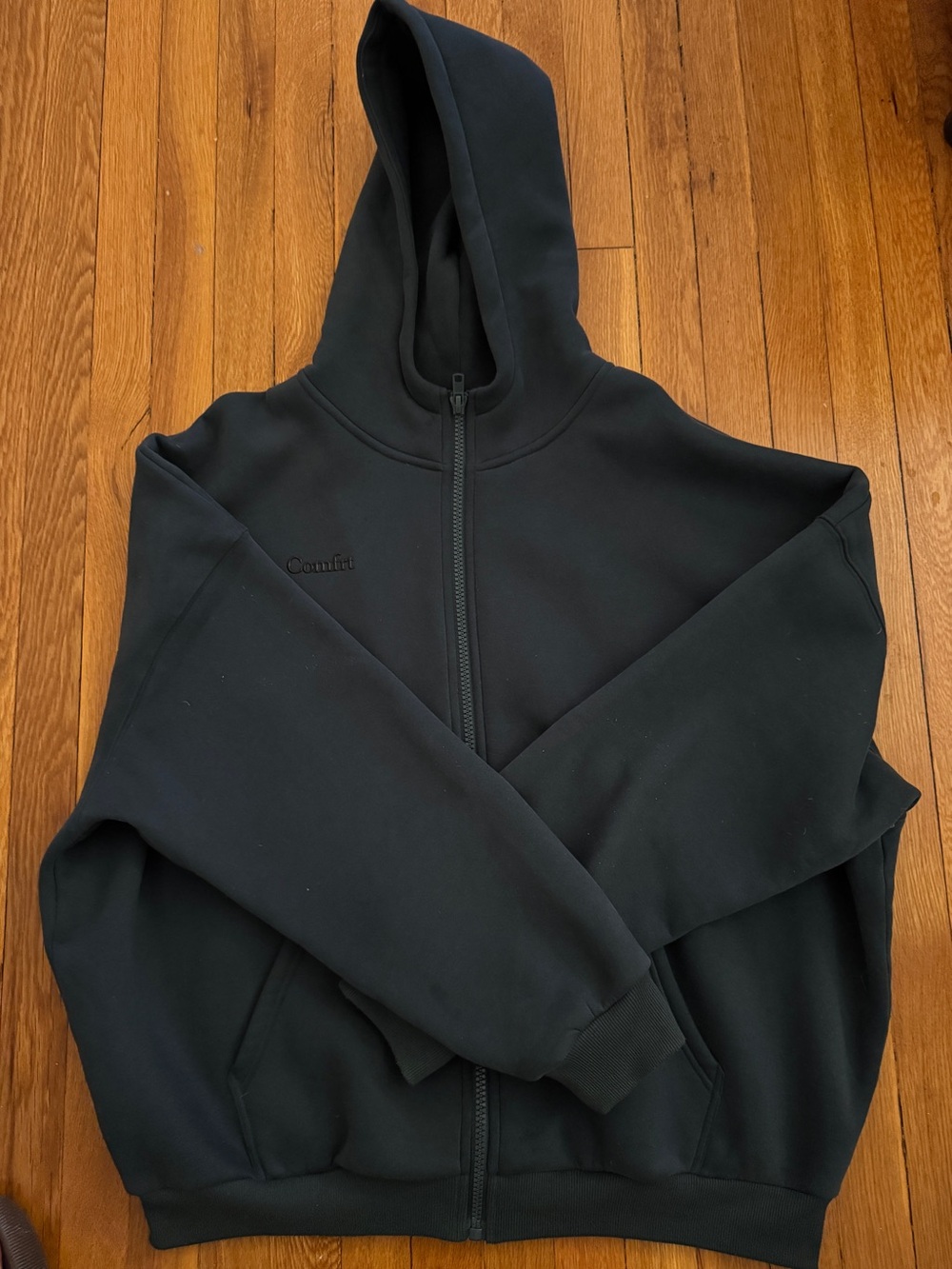 Comfrt Zip Up Hoodie Pine Large